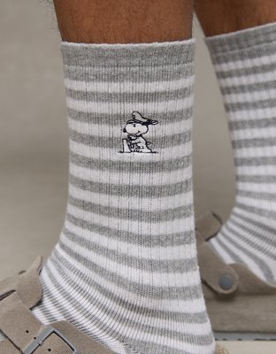 AE Snoopy Crew Socks