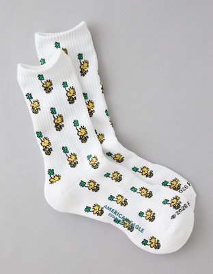 AE Snoopy Crew Socks