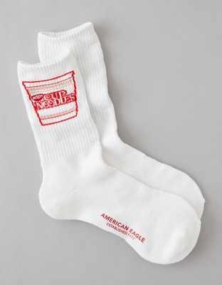 AE Cup of Noodles Crew Socks from American Eagle - $9.71