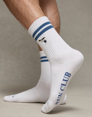 AE Snoopy Run Club Crew Socks from American Eagle - $7.46 (25% off)