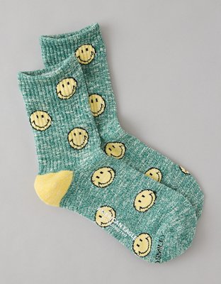 AE | Smiley® Crew Socks