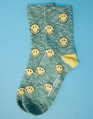 AE | Smiley® Crew Socks from American Eagle - $14.95