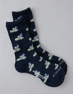 AE Snoopy Crew Socks
