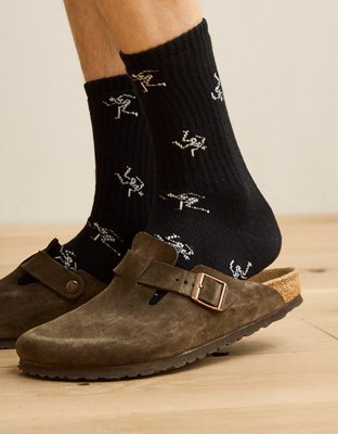 Носки AE для мужчин, средней высоты — American Eagle, цвет: Чёрный — фото 2