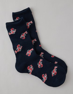 AE Graphic Crew Socks