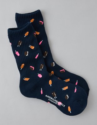 AE Graphic Crew Socks from American Eagle - $6.96