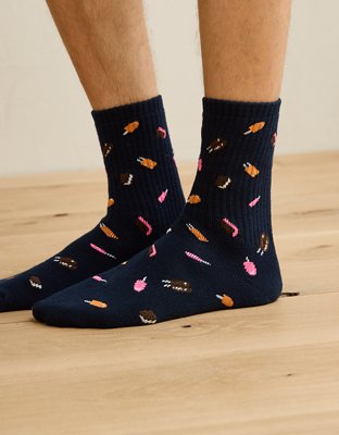 AE Graphic Crew Socks