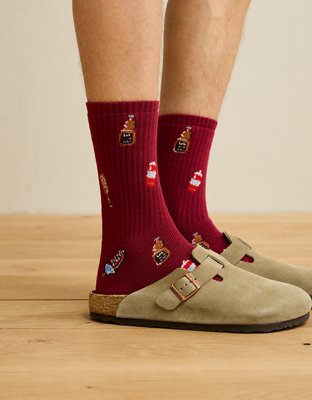 AE Graphic Crew Socks