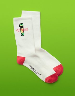 AE x Jorge Campos Crew Socks