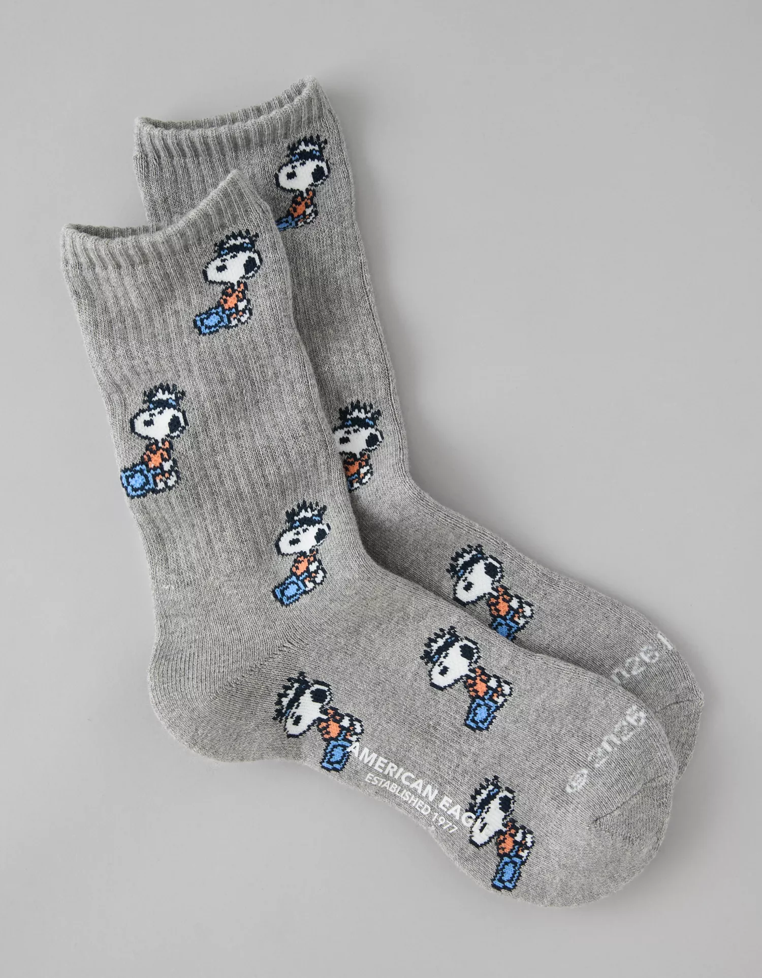 AE Snoopy Graphic Crew Socks