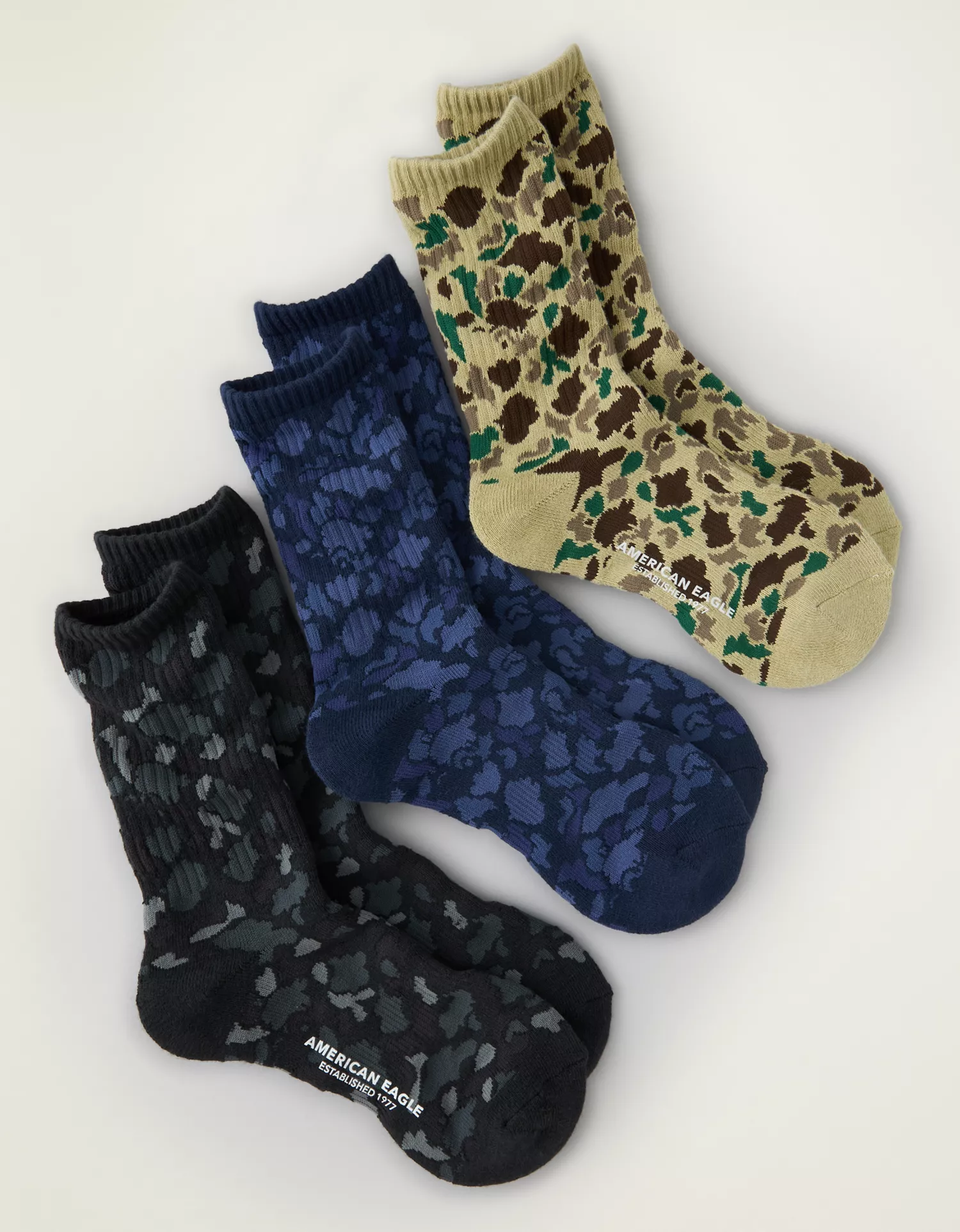 AE Camo Terry Sock 3-Pack