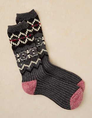 AE Fairisle Boot Socks