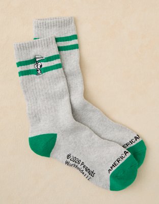 AE Snoopy Graphic Crew Socks