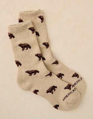 AE Graphic Crew Socks
