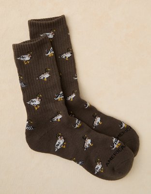 AE Graphic Crew Socks