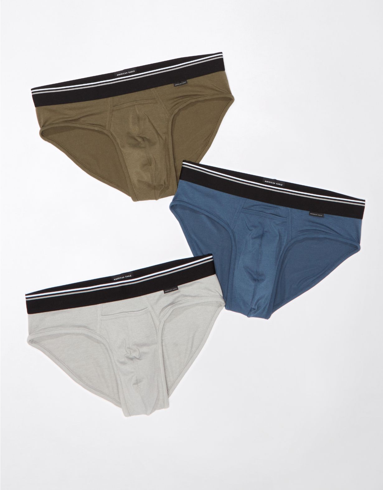 AEO Horizontal Fly Ultra Soft Brief 3-Pack