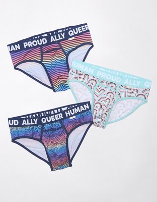 AEO Men's Pride Horizontal Fly Ultra Soft Brief 3-Pack