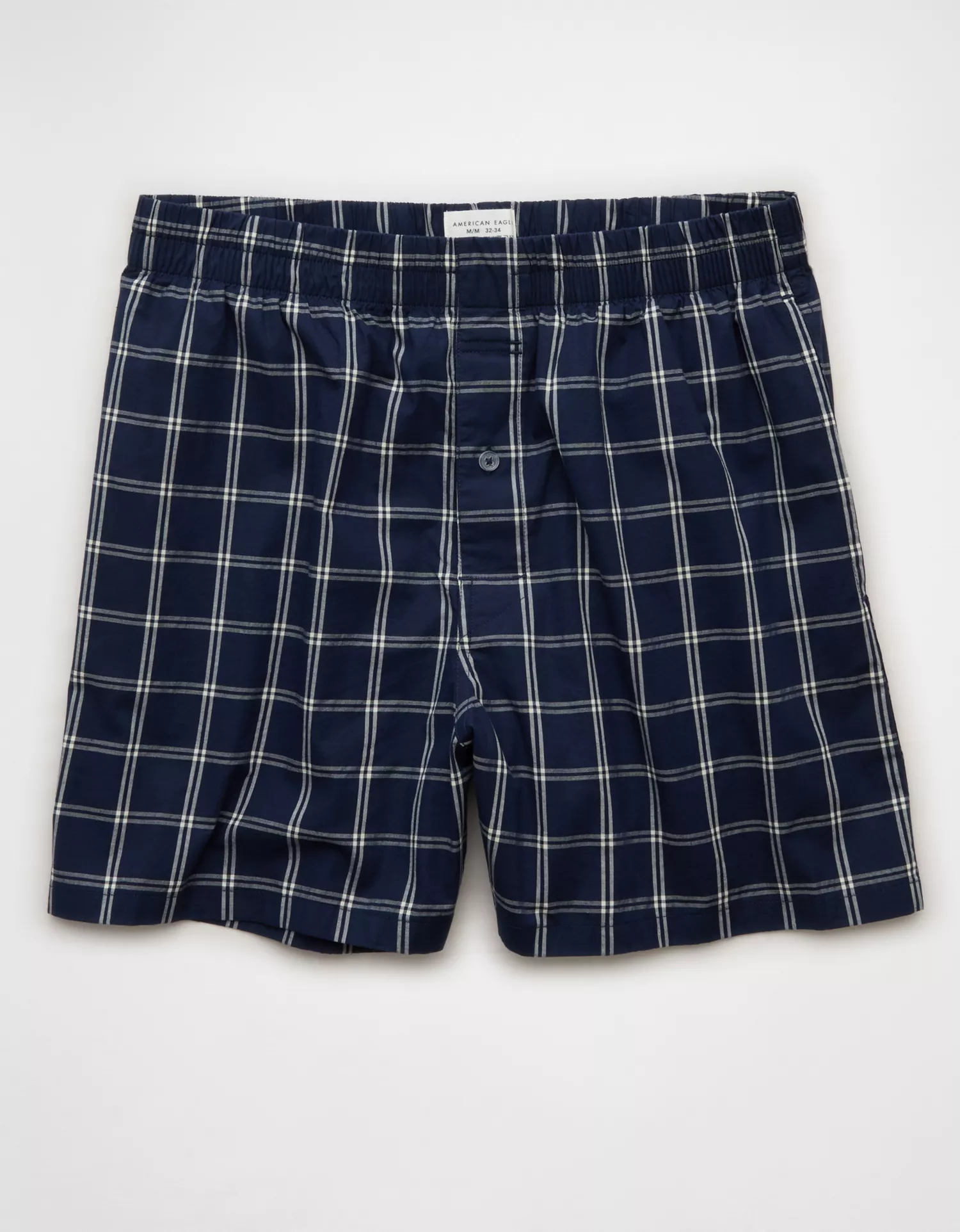 AEO Men's Poplin Plaid Classic Pocket Boxer Short - thumbnail 8
