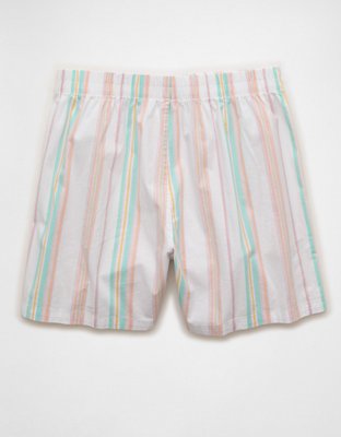 Трусы-боксеры AEO Pride Classic для мужчин, поплин — American Eagle, цвет: Orangeade — фото 4
