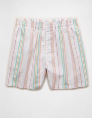 Трусы-боксеры AEO Pride Classic для мужчин, поплин — American Eagle, цвет: Orangeade — фото 3