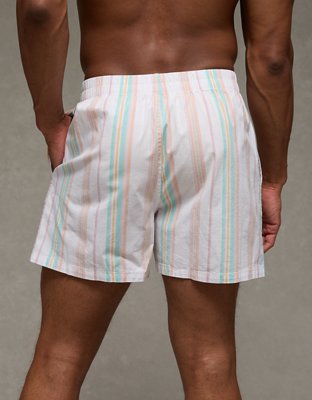 Трусы-боксеры AEO Pride Classic для мужчин, поплин — American Eagle, цвет: Orangeade — фото 2