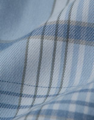 AEO Men's Plaid Poplin Pocket Boxer Short