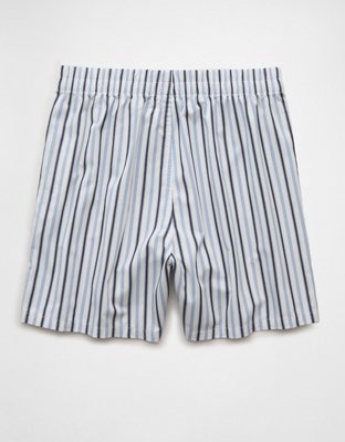 AEO Men's Striped Poplin Pocket Boxer Short
