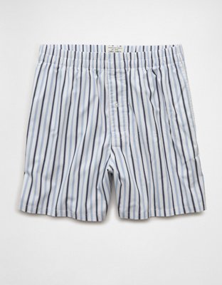 AEO Men's Striped Poplin Pocket Boxer Short