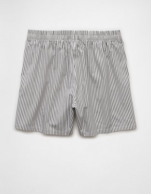 AEO Men's Striped Poplin Pocket Boxer Short