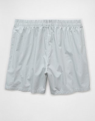 AEO Men's Striped Poplin Pocket Boxer Short