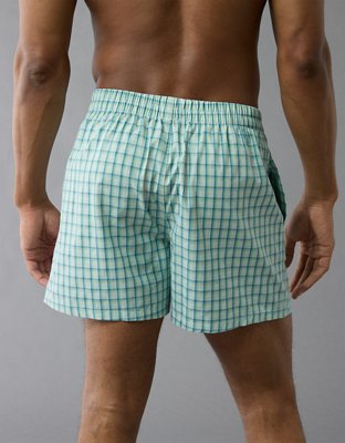 AEO Men's Striped Poplin Pocket Boxer Short
