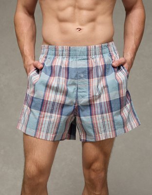 AEO Men's Poplin Classic Pocket Boxer Short