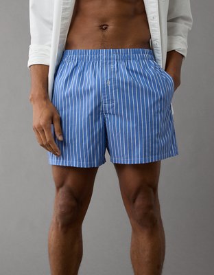 AEO Men´s Striped Poplin Pocket Boxer Short