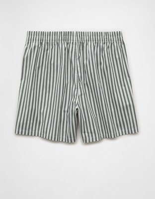 AEO Men's Striped Poplin Pocket Boxer Short