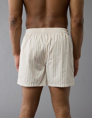 AEO Men's Striped Poplin Pocket Boxer Short