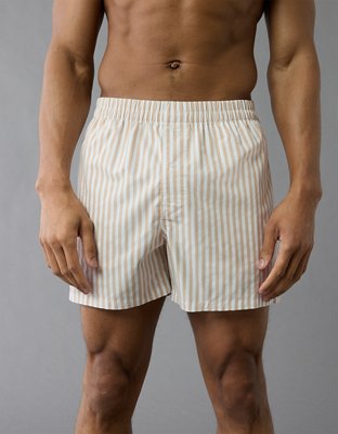 AEO Men's Striped Poplin Pocket Boxer Short