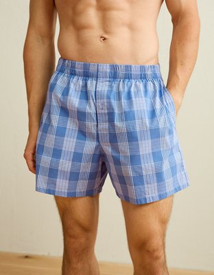 AEO Men's Poplin Classic Pocket Boxer Short