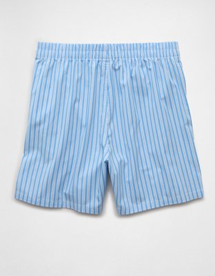 AEO Men's Striped Poplin Pocket Boxer Short