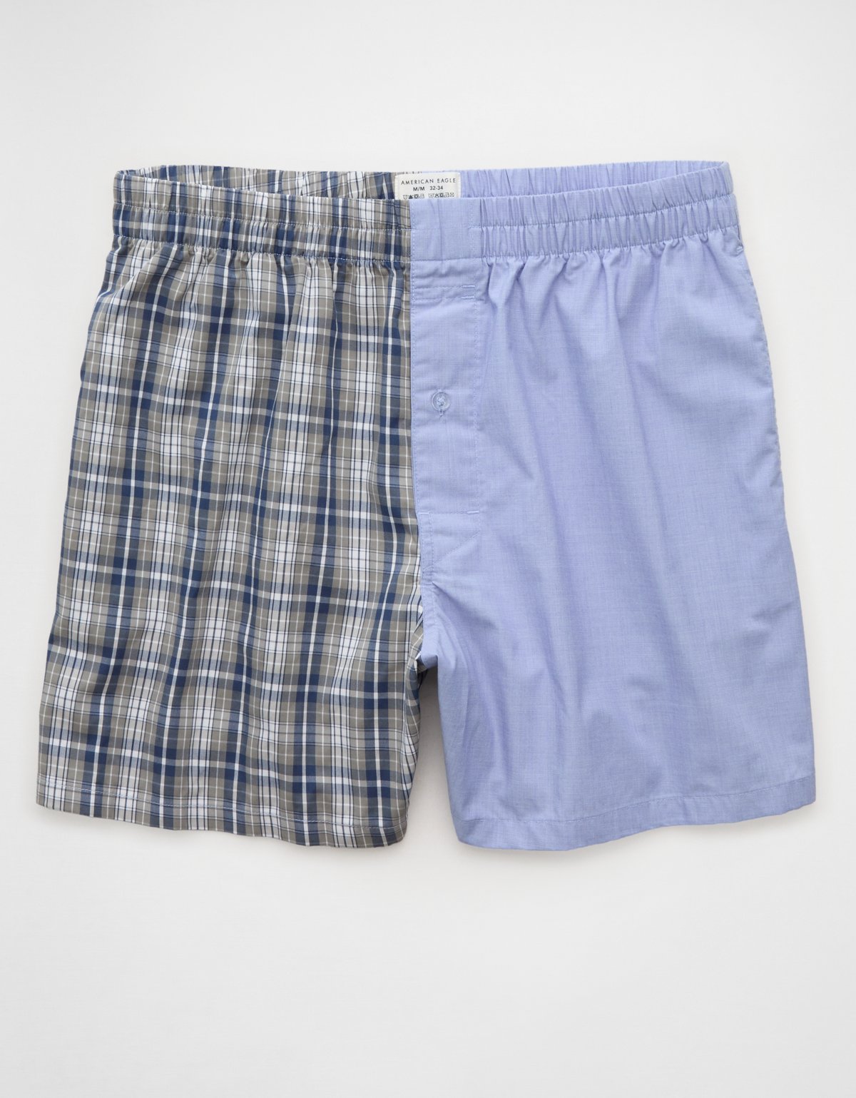 AEO Men's Plaid Stretch Poplin Pocket Boxer Short - image 3