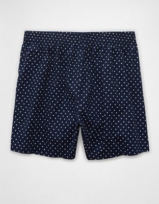 AEO Men's Polka Dots Poplin Pocket Boxer Short