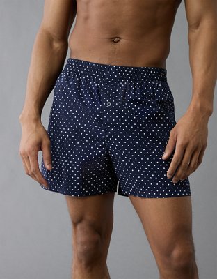 AEO Men's Polka Dots Poplin Pocket Boxer Short