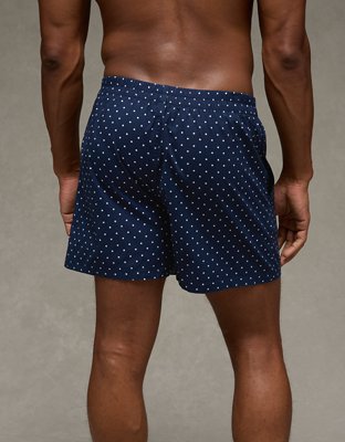 AEO Men's Polka Dots Poplin Pocket Boxer Short