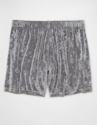 AEO Men's Snow Velvet Pocket Boxer Short