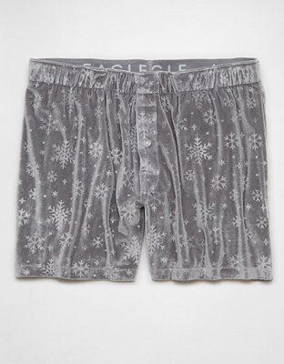 AEO Men's Snow Velvet Pocket Boxer Short