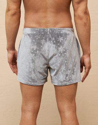 AEO Men's Snow Velvet Pocket Boxer Short