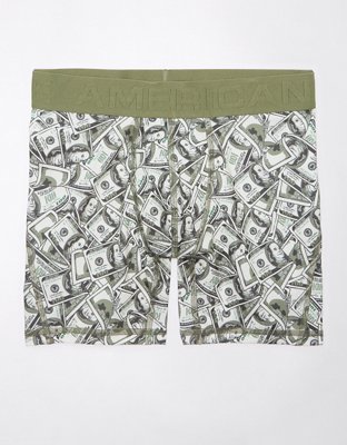 AEO Men's Dollars 6" Temp Tech Cooling Mesh Boxer Brief