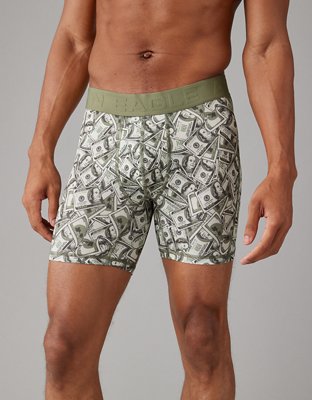 AEO Men's Dollars 6" Temp Tech Cooling Mesh Boxer Brief