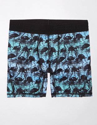 AEO Flamingos 6" Temp Tech Cooling Mesh Boxer Brief