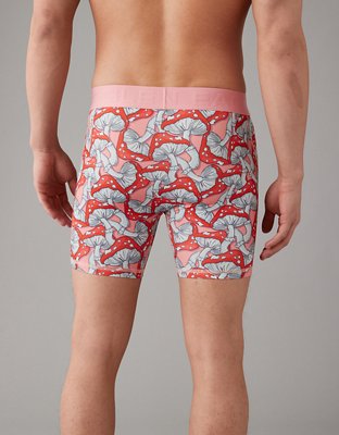 AEO Men's Mushrooms 6" Temp Tech Cooling Mesh Boxer Brief