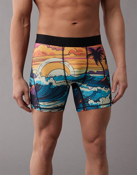 Трусы-боксеры AEO Cooling для мужчин, сетка — American Eagle
